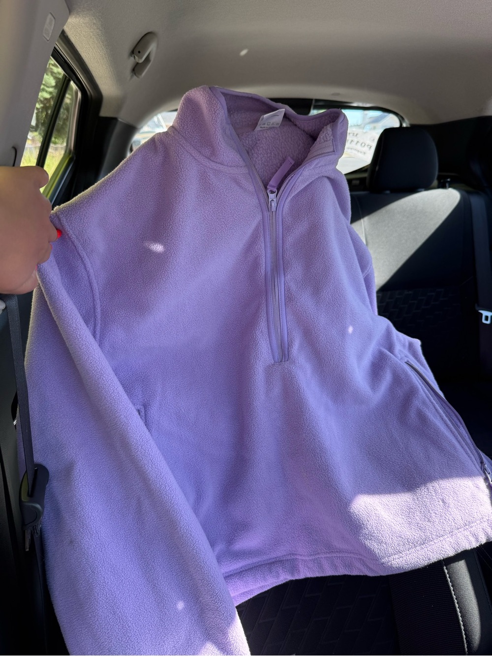 Shiny By Nature Fleece half zip
